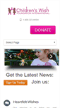 Mobile Screenshot of childrenswish.org