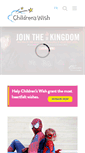 Mobile Screenshot of childrenswish.ca